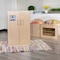 Flash Furniture Kids Wood Refrigerator for Commercial or Home Use MK-DP003-GG - alternate 1